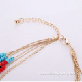 Measle Bead Multi Strand Necklace Womens Chain Necklace